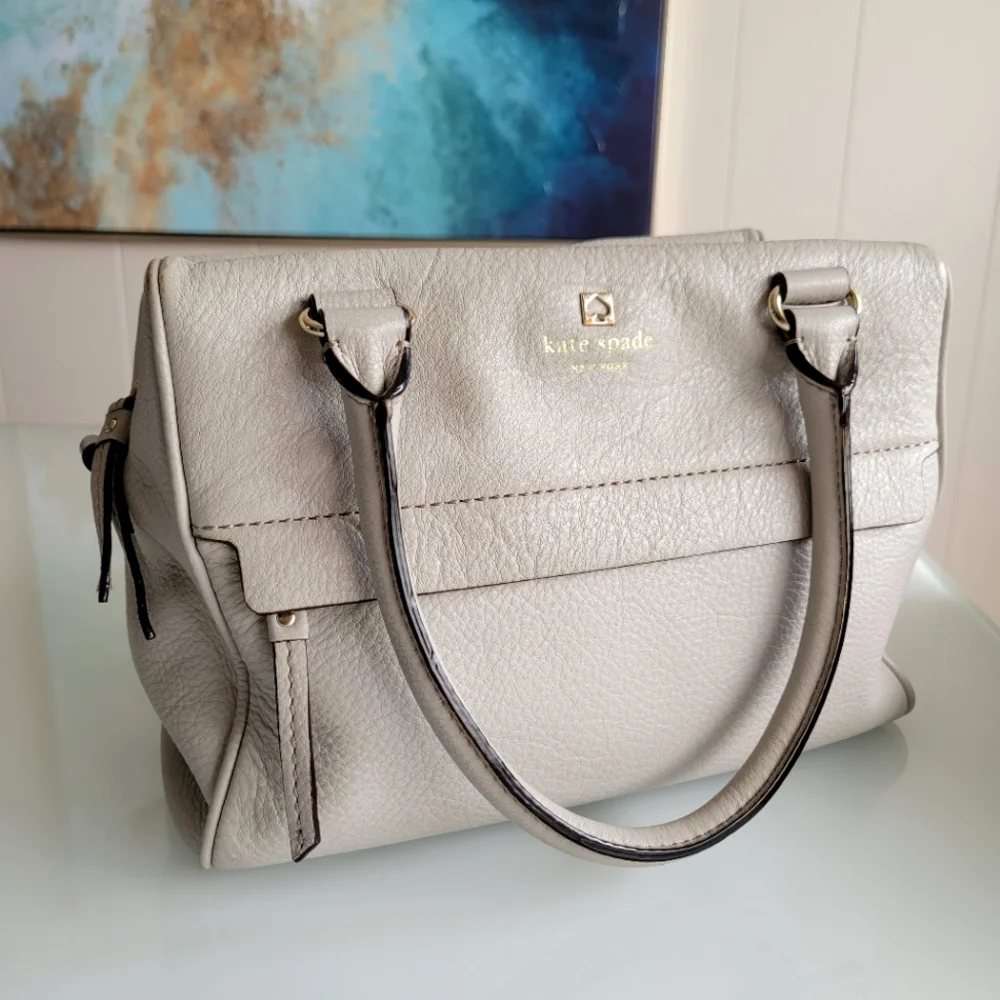 Kate Spade Grant Park Satchel Pebbled Leather